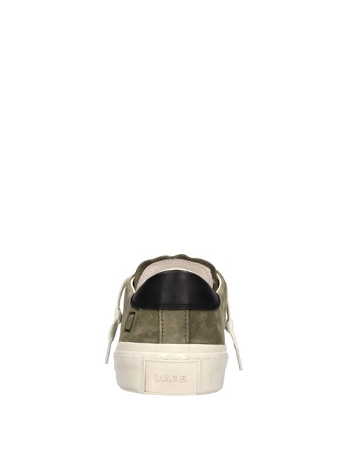 Sneakers in camoscio D.A.T.E. | HILL LOW SUEDEARMY-NERO